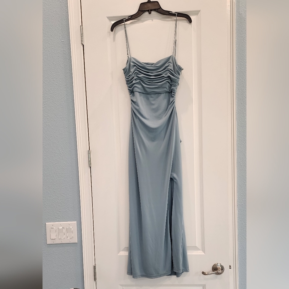 Cinq a Sept Mariah Midi Dress in Ocean Dew Size 10 - Picture 7 of 14